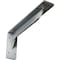 Ekena Millwork Embrey Steel Bracket, Unfinished 2"W x 12"D x 5 1/4"H BKTM02X12X05EBCRS - alternate 1
